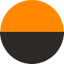 černo-oranžová