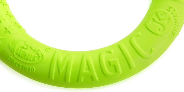 Magic Ring zelený 17 cm, odolná hračka z EVA peny