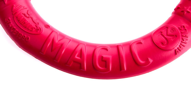 Magic Ring czerwony 17 cm, wytrzymała zabawka z pianki EVA