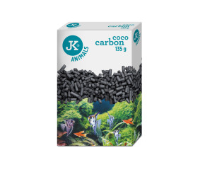 JK ANIMALS Coco Carbon profesionální filtrační náplň aktivní uhlí 135 g | © copyright jk animals, všechna práva vyhrazena