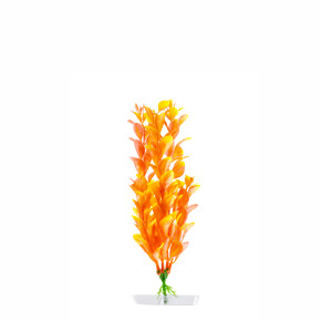 Orange Ludwigia malá, akvarijní plastová rostlinka