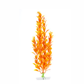 Orange Ludwigia střední, akvarijní plastová rostlinka
