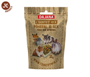 Dajana – COUNTRY MIX, Mineral block fruit & vitamins (ovocný minerální kámen) | © copyright jk animals, všechna práva vyhrazena