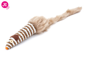 JK ANIMALS Myš dlouhá pruhovaná, provazová hračka | © copyright jk animals, všechna práva vyhrazena