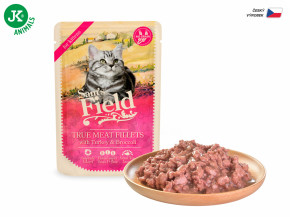DÁREK, Sam's Field True Meat Fillets with Turkey & Broccoli for Kittens | © copyright jk animals, všechna práva vyhrazena
