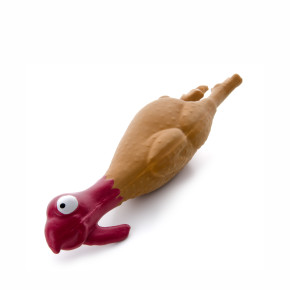 Latexový krocan, pískací hračka pro psy, 23 cm, ideální pro aktivní hru
