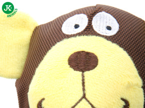JK ANIMALS Medvěd, nylonová pískací hračka s TPR prvky | © copyright jk animals, všechna práva vyhrazena