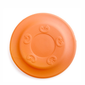 Frisbee z EVA pěny, hračka pro psy na házení, oranžová, 22 cm, ideální pro aktivní hru