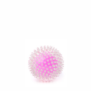 TPR míč s bodlinami růžový, odolná (gumová) hračka z termoplastické pryže