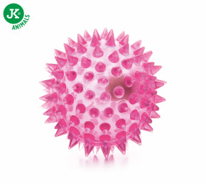 JK ANIMALS LED TPR míček s bodlinami růžový | © copyright jk animals, všechna práva vyhrazena