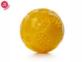 JK ANIMALS TPR – míč Strong žlutý, velikost cca 6 cm | © copyright jk animals, všechna práva vyhrazena