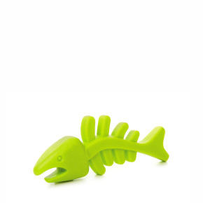 TPR - Zelená rybí kost, odolná (gumová) hračka z termoplastické pryže
