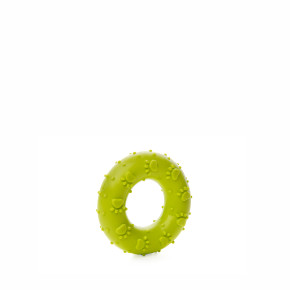 TPR - Zelený kroužek tlapky, odolná (gumová) hračka z termoplastické pryže