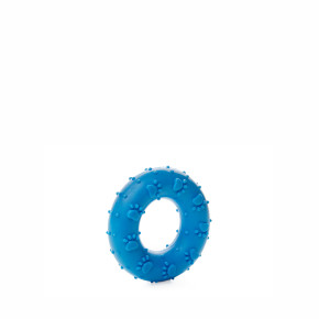 TPR - Modrý kroužek tlapky, odolná (gumová) hračka z termoplastické pryže