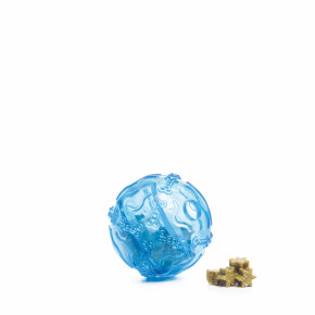 TPR – Snack ball modrý, odolná (gumová) hračka z termoplastické pryže