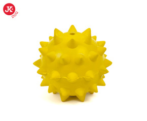 JK ANIMALS hračka z tvrdé gumy Míč ježek žlutý | © copyright jk animals, všechna práva vyhrazena