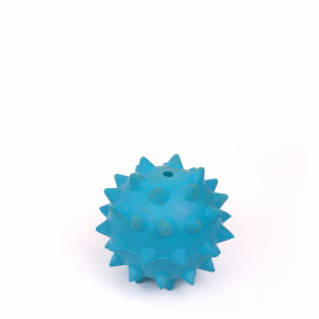 Míček ježek z tvrdé gumy, hračka pro psy, 9 cm, ideální pro aktivní hru