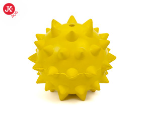 JK ANIMALS hračka z tvrdé gumy Míč ježek žlutý | © copyright jk animals, všechna práva vyhrazena