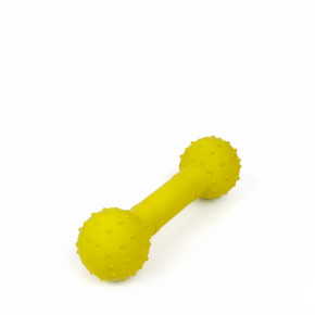 Činka z tvrdé gumy s bodlinkami, hračka pro psy, 20 cm, ideální pro aktivní hru