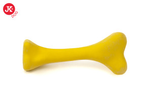 JK ANIMALS hračka z tvrdé gumy Kost 8 cm žlutá | © copyright jk animals, všechna práva vyhrazena