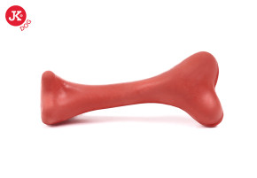 JK ANIMALS hračka z tvrdé gumy Kost 8 cm červená | © copyright jk animals, všechna práva vyhrazena