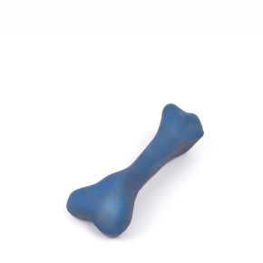 Kost z tvrdé gumy, hračka pro psy, 12 cm, ideální pro aktivní hru
