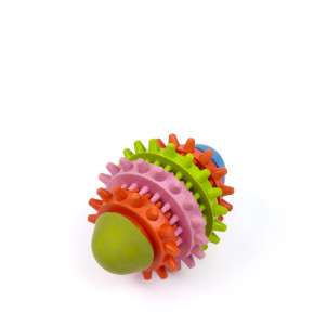 Ragby dentální míč z tvrdé gumy, hračka pro psy, 11 cm, ideální pro aktivní hru