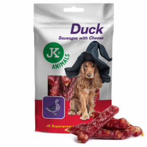 JK ANIMALS Meat Snack Duck Meat Sausages With Cheese | © copyright jk animals, všechna práva vyhrazena