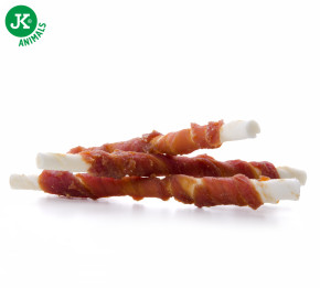 JK ANIMALS Meat Snack Duck Wrapped Sticks, masový pamlsek | © copyright jk animals, všechna práva vyhrazena