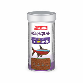 Dajana Aquagran, granule – krmivo, velikost S, 100 ml