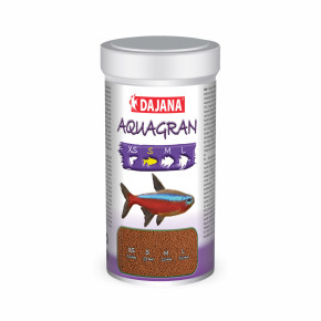 Dajana Aquagran, granule – krmivo, velikost S, 250 ml