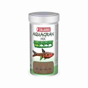 Dajana Aquagran Mix, granule – krmivo, velikost XS, 100 ml