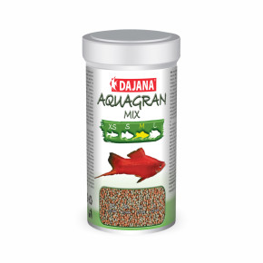 Dajana Aquagran Mix, granule – krmivo, velikost M, 250 ml