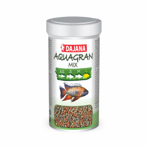 Dajana Aquagran Mix, granule – krmivo, velikost L, 250 ml