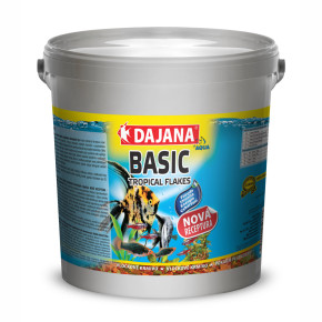 Dajana Basic Tropical Flakes, vločky – krmivo, 4 kg – velké balení pro pěstírny