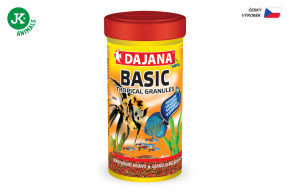 Dajana Basic Tropical Granules, granule – krmivo, 100 ml © copyright jk animals, všechna práva vyhrazena