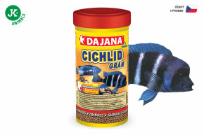 Dajana Cichlid Gran, granule – krmivo, 250 ml © copyright jk animals, všechna práva vyhrazena