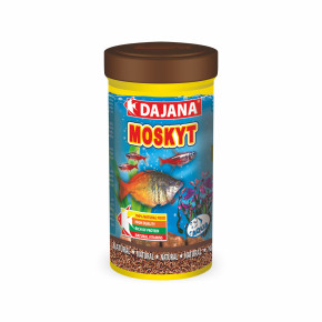 Dajana Moskyt, lyofilizované pakomáří larvy – chironomus – krmivo, 100 ml