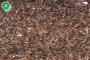 Dajana Moskyt, lyofilizované pakomáří larvy – krmivo, 100 ml © copyright jk animals, všechna práva vyhrazena