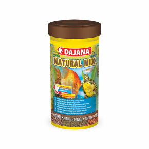 Dajana Natural Mix, sušení korýši daphnia, gammarus a larvy chironomus – krmivo, 100 ml