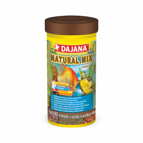 Dajana Natural Mix, sušení korýši daphnia, gammarus a larvy chironomus – krmivo, 250 ml