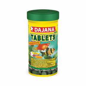 Dajana Tablets Adhesive, tablety na sklo akvária – krmivo, 250 ml
