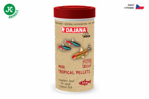 Dajana Mini Tropical Pellets, pelety – krmivo, 250 ml © copyright jk animals, všechna práva vyhrazena