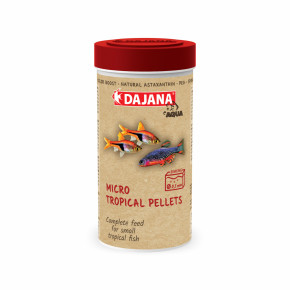 Dajana Micro Tropical Pellets, pelety – krmivo, 100 ml