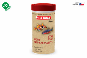 Dajana Micro Tropical Pellets, pelety – krmivo, 100 ml © copyright jk animals, všechna práva vyhrazena