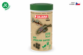 Dajana Mini Spirulina Wafers, potápivé disky – krmivo, 250 ml © copyright jk animals, všechna práva vyhrazena