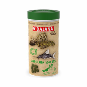 Dajana Spirulina Wafers, potápivé disky – krmivo, 250 ml