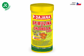 Dajana Spirulina & Chlorella Flakes, vločky – krmivo, 100 ml © copyright jk animals, všechna práva vyhrazena