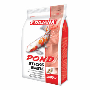 Dajana Pond Sticks Basic, sticky – krmivo, 2 l