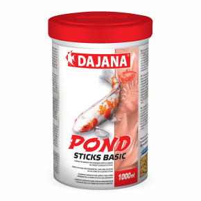 Dajana Pond Sticks Basic, sticky – krmivo, 1 l